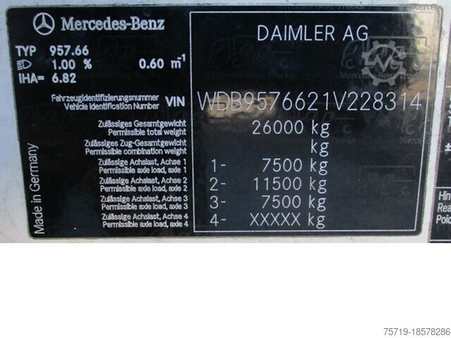 Camión de la basura Mercedes-Benz 2633 Econic 6x2 Faun VarioPress