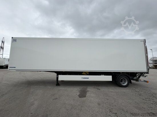 Remorque surbaissée KRONE SE CITY KüHLER, CARRIER 1550, 1-ACHSAUFLIEGER MIT HEBEBüHNE