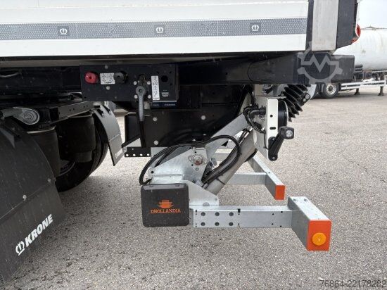 Remorque surbaissée KRONE SE CITY KüHLER, CARRIER 1550, 1-ACHSAUFLIEGER MIT HEBEBüHNE