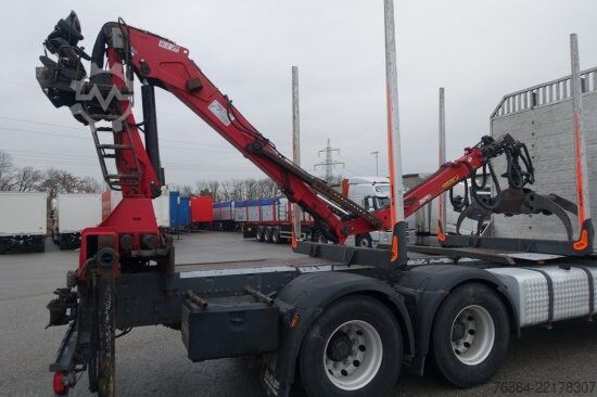 Camion forestier DAF XF 510 MIT PENZ LADEKRAN 15Z8.70 INKL. HOLZGREIFER 6X4