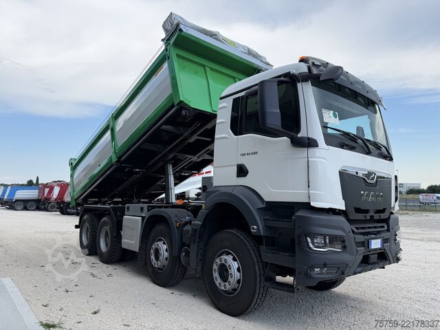 Camion-benne tricar MAN TGS 41.520 40Ton 8x4 Euro6 KIPPER 18cbm