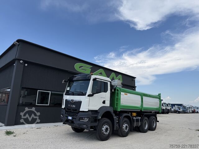 Camion-benne tricar MAN TGS 41.520 40Ton 8x4 Euro6 KIPPER 18cbm