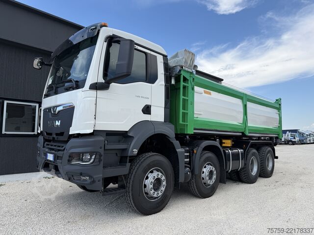 Camion-benne tricar MAN TGS 41.520 40Ton 8x4 Euro6 KIPPER 18cbm