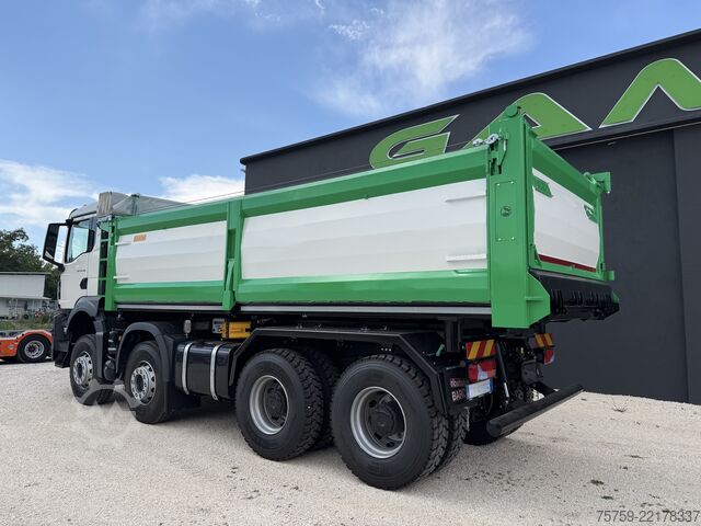 Camion-benne tricar MAN TGS 41.520 40Ton 8x4 Euro6 KIPPER 18cbm