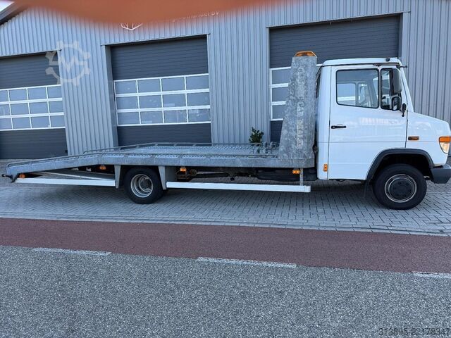 Camion de transport d'automobiles Mercedes-Benz Vario 614, Tijhof Galvaniced Car transporter