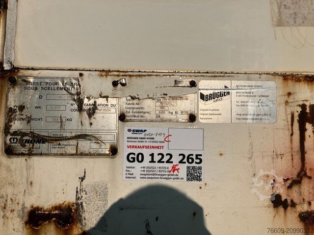 Naczepa wymienna KRONE Wechselbrücke Koffer