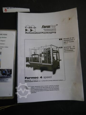 Karton csomagológép TMG Impianti S.p.A. Formec 4 Speed
