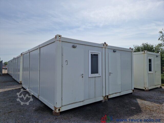 Open aanhangwagen met zeil  Sanitär Toiletten Container NEU 6 Toiletten