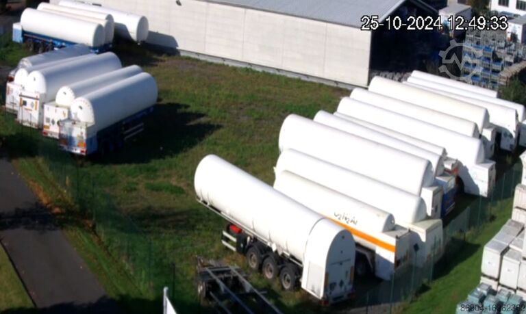 Cisternový návěs pro LNG metan Cryocan LNG gas tank semi trailer for LNG, methane cryogenic