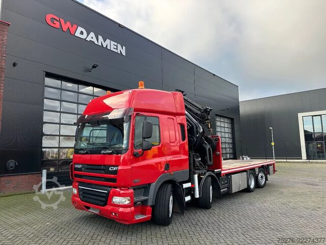 Kranbil DAF CF 85.410 8x2 Hiab 1055-8+Fly jib Euro 5