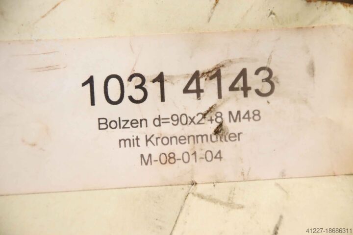 Lubrication bolt d=90x2 8 M48 unbekannt Schaft Ø 70 mm  M48