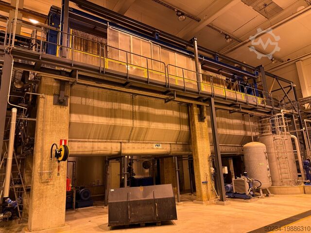 Used Andritz model AE15*20MKWD15 801sqmt Polypropylene Membrane filter press ANDRITZ AE 15*20MKWD 15