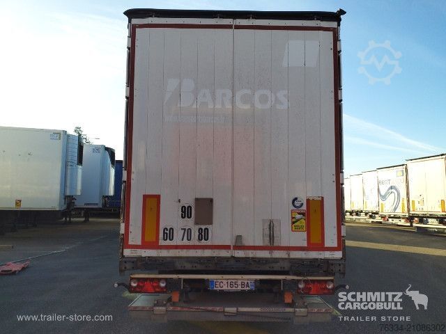 Open oplegger met zeil Schmitz Cargobull Semitrailer Curtainsider Standard Hayon