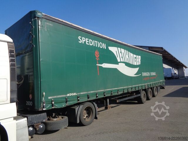 Yarı römork KÖGEL S24-1 Mega 435/50 R19,5 Liftachse SAF