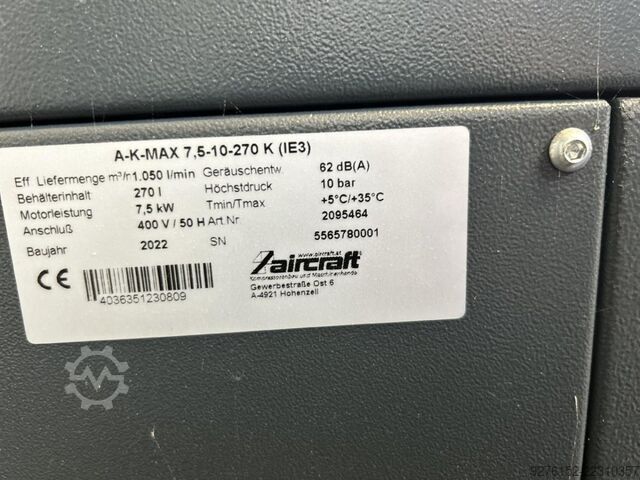 Compresor Aircraft A-K-MAX 7,5-10-270 K (IE3)
