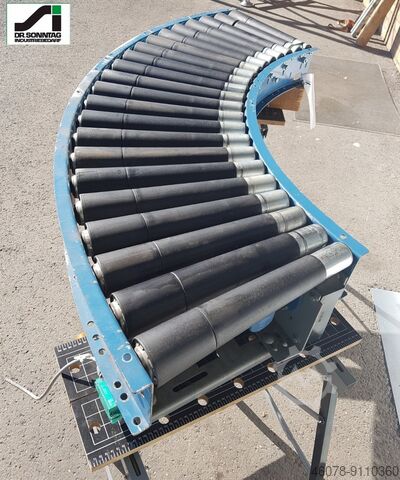 Curved roller conveyor 90° right driven roller... Dematic 500-440 IR765
