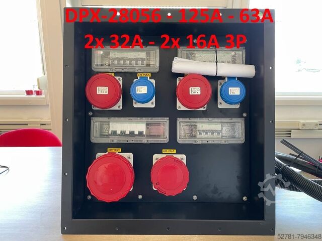 Baumaschine Socket boxes - various options