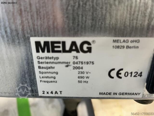 Diverse machines MELAG Stérilisateur Melag 75