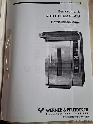 Cuptor de copt, cuptor cu carucior, cuptor rotativ WP ROTOTHERM 1020