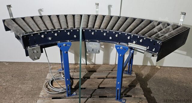 Transportador de curva de rolos com acionamento Schulz