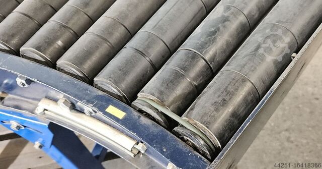 Transportador de curva de rolos com acionamento Schulz