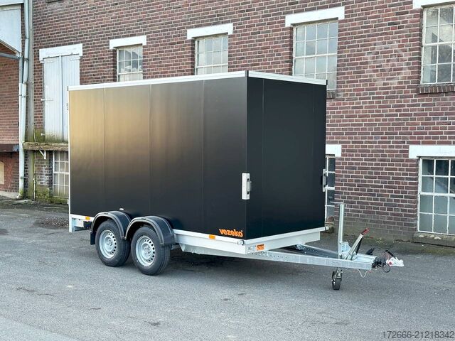 Box trailer Vezeko TK B 27.35 | BLACK 355X152X193CM 2700KG KOFFERANHÄNGER
