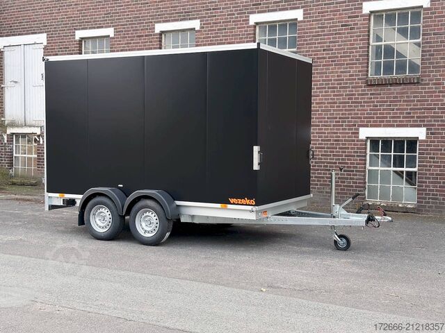 Box trailer Vezeko TK C 27.35 | BLACK 355X184X205CM 2700KG KOFFERANHÄNGER