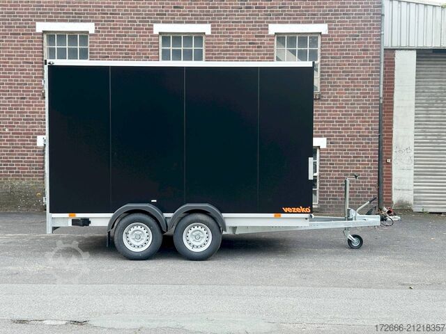 Box trailer Vezeko TK C 27.35 | BLACK 355X184X205CM 2700KG KOFFERANHÄNGER