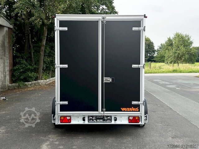 Box trailer Vezeko TK C 27.35 | BLACK 355X184X205CM 2700KG KOFFERANHÄNGER