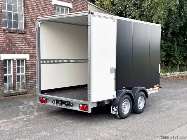 Box trailer Vezeko TK C 27.35 | BLACK 355X184X205CM 2700KG KOFFERANHÄNGER