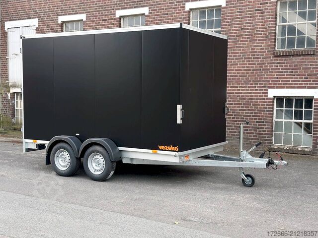 Box trailer Vezeko TK C 27.35 | BLACK 355X184X205CM 2700KG KOFFERANHÄNGER