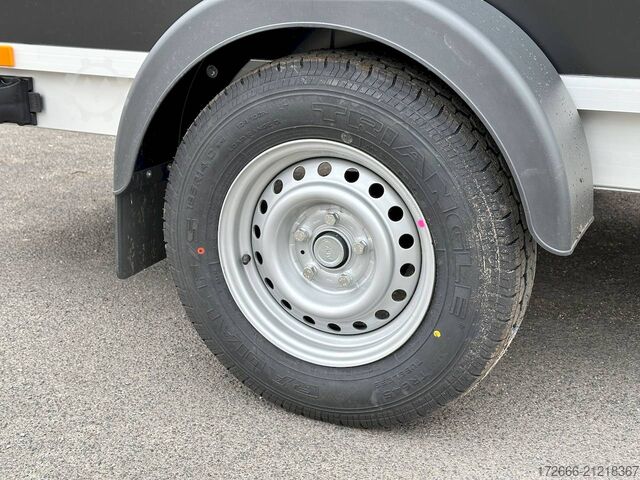 Box trailer Vezeko TK B 15.30 | BLACK | RAMPE | SEITENTÜR 305X152X193CM 1500KG | AERO KOFFERANHÄNGER