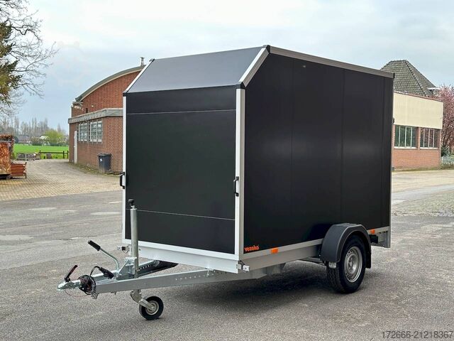 Box trailer Vezeko TK B 15.30 | BLACK | RAMPE | SEITENTÜR 305X152X193CM 1500KG | AERO KOFFERANHÄNGER