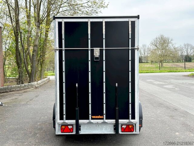 Box trailer Vezeko TK B 15.30 | BLACK | RAMPE | SEITENTÜR 305X152X193CM 1500KG | AERO KOFFERANHÄNGER