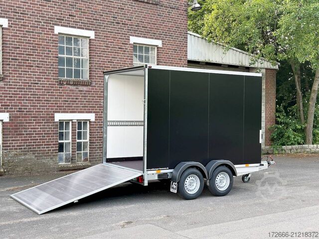 Box trailer Vezeko TK C 27.30 | BLACK | RAMPE 305X184X205CM 2700KG KOFFERANHÄNGER