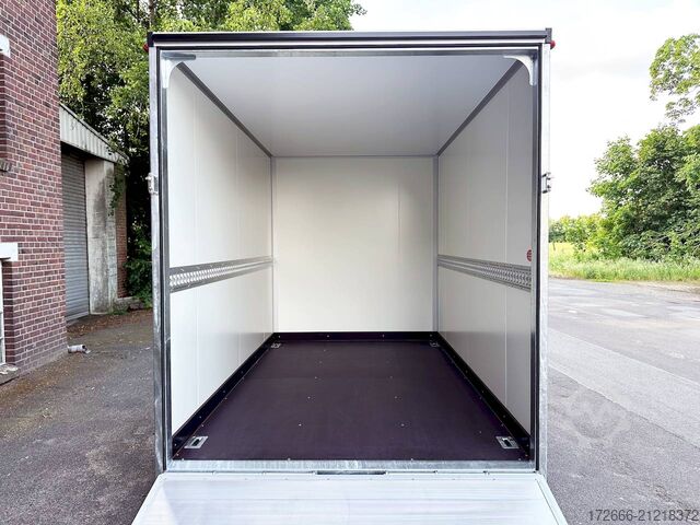 Box trailer Vezeko TK C 27.30 | BLACK | RAMPE 305X184X205CM 2700KG KOFFERANHÄNGER