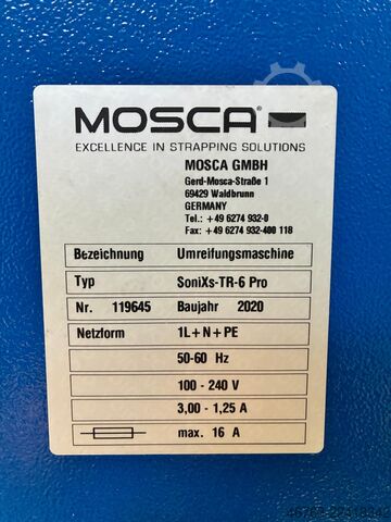 Reggiatrice automatica Mosca SoniXs-TR6 Pro