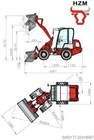 Radlader HZM 810 Profi