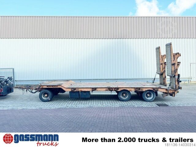 Remorcă cu platformă joasă Müller-Mitteltal T 3 Kompakt 30,0, Hydr. Rampen, Verbr. auf 3m