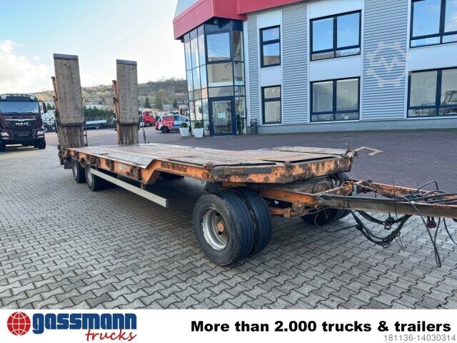 Remorcă cu platformă joasă Müller-Mitteltal T 3 Kompakt 30,0, Hydr. Rampen, Verbr. auf 3m