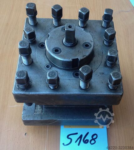 Viervoudige stalen houder (5168) Stahlhoehe 60 mm 190 x 185 mm