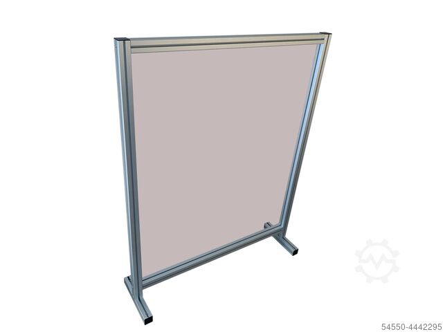 Infectiebeschermende wand Beschermende wand die magnetprofis Model 1000 x 1200mm
