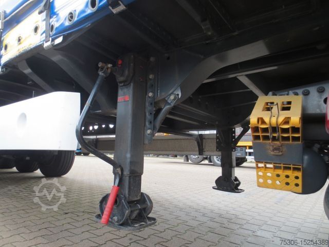 Brandalı açık yarı römork WIELTON Curtain Master Stand. BAHNVERLADEFÄHIG Code P386