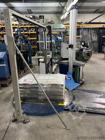 Combined pallet wrapping machines Cyklop XP-112MV/GL-215/S7