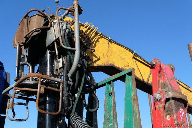 Rönkhordó félpótkocsi Diebolt, Teleskop., Holzladekran, 2-Achser, BPW