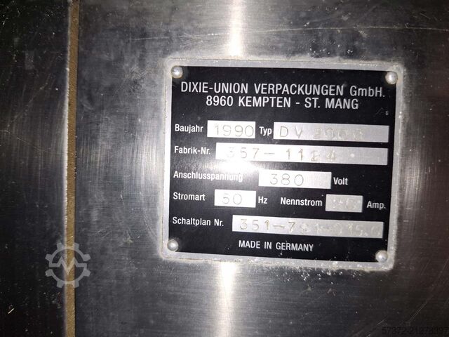 Dieptrekmachine DIXIE-UNION DV 2000