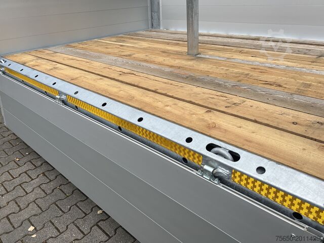 Open aanhangwagen Möslein THT 14,4 G 7,2  14,4 t Tandem- Pritschenanhänger- Tieflader
