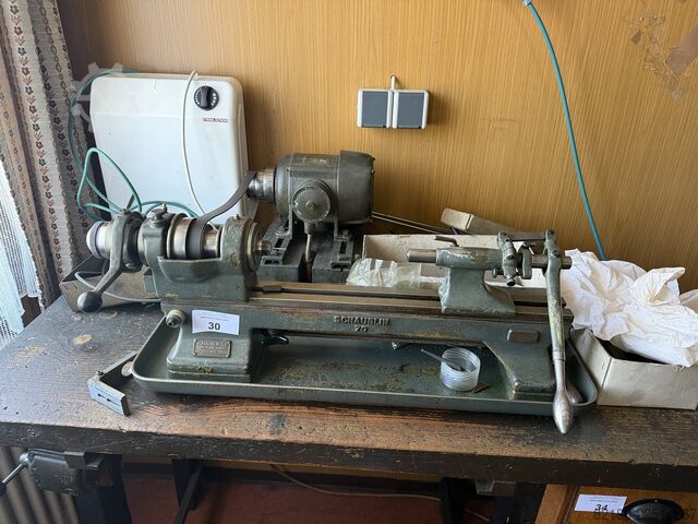 Torno de precisión Schaublin 70