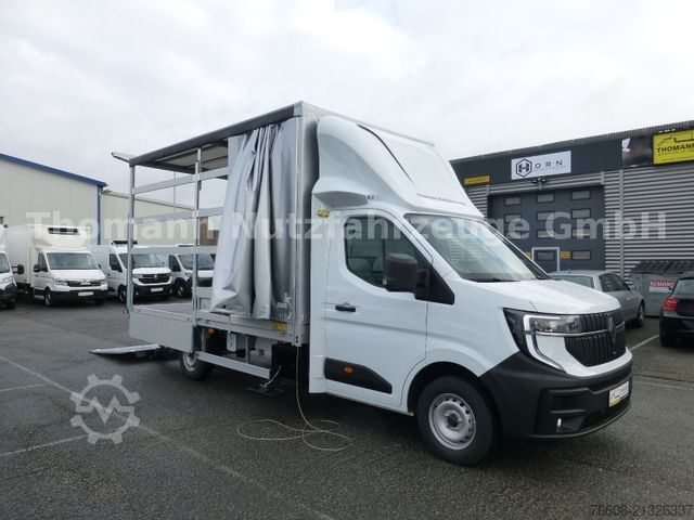 Ponyvával szerelt furgon RENAULT NEW Master Pritsche Plane LBW Premium