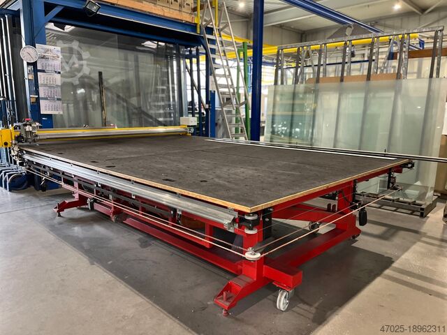 Table de découpe du verre Pannkoke Floatschneidetisch für Geteilte Bandmaße